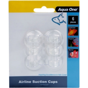AquaOne Airline Suction cups 6 pack